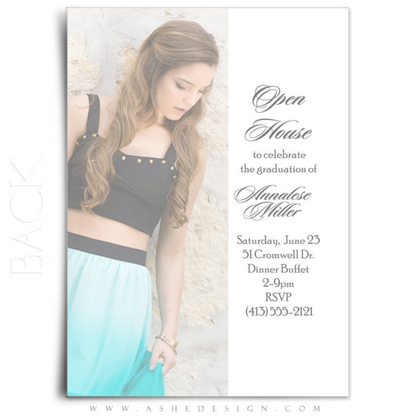 Pennant 5x7 flat card back web display