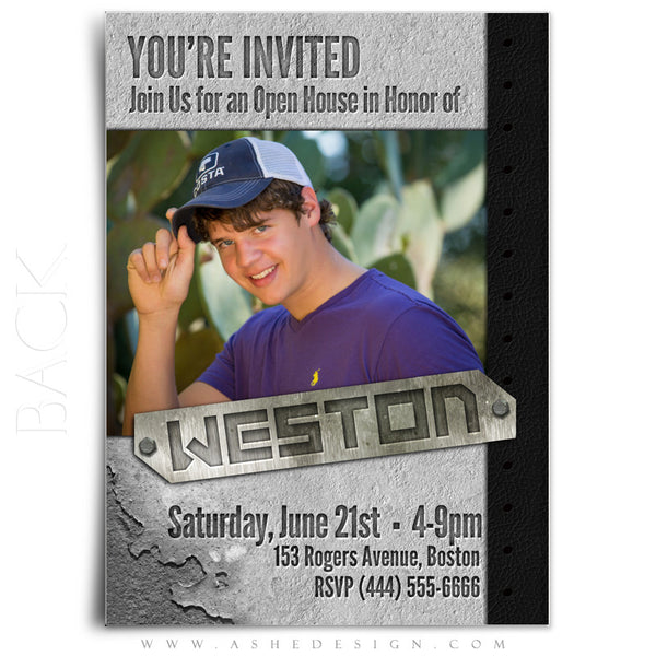 Senior Graduation Template | Every Angle back web display