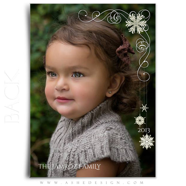 Snow Babies 5x7Flat Card backl web display
