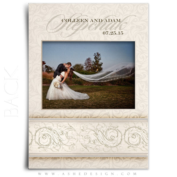 I Do Wedding Thank You Template back