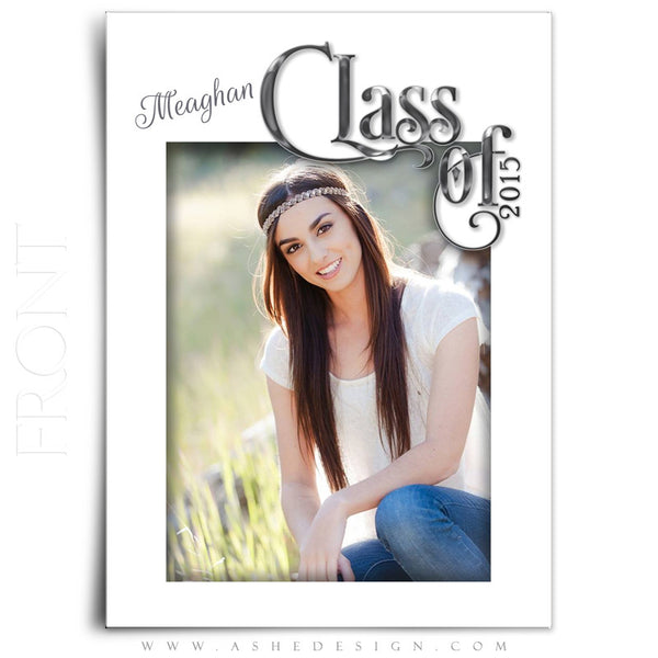 Senior Graduation Template | Simply Worded Grad front