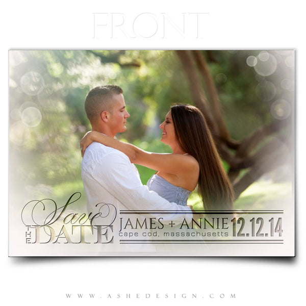 Save The Date Templates | Enchantment front
