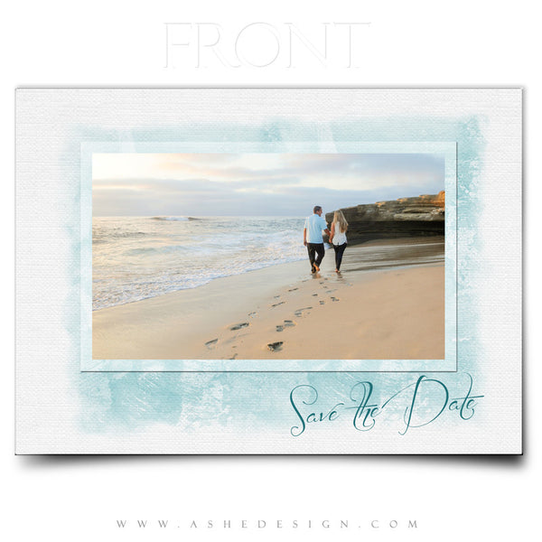 Save The Date Templates | Watercolors front