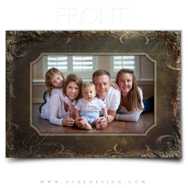 Christmas Card Template | Beauty Of The Season front