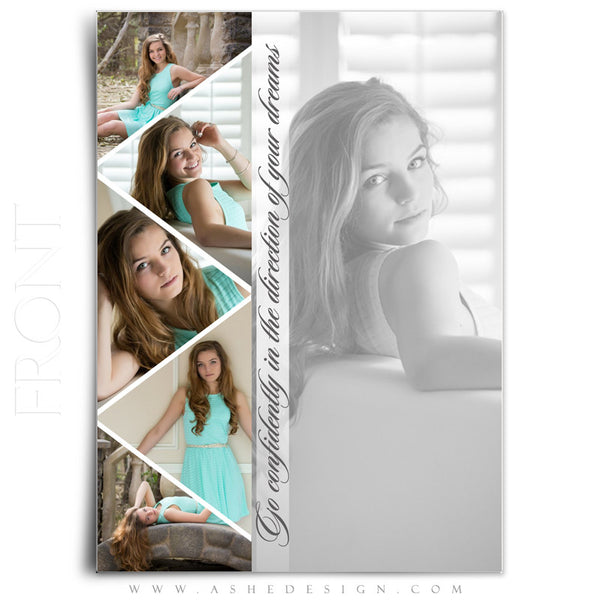 Pennant 5x7 flat card front web display