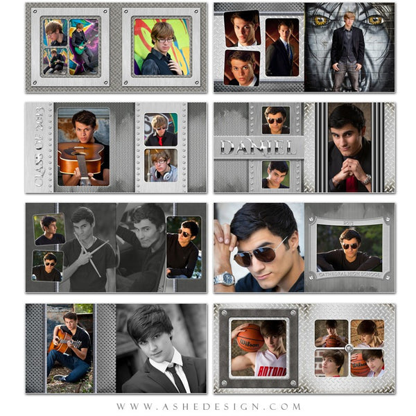 Photo Book 10x10 Template | Steel Mate pages