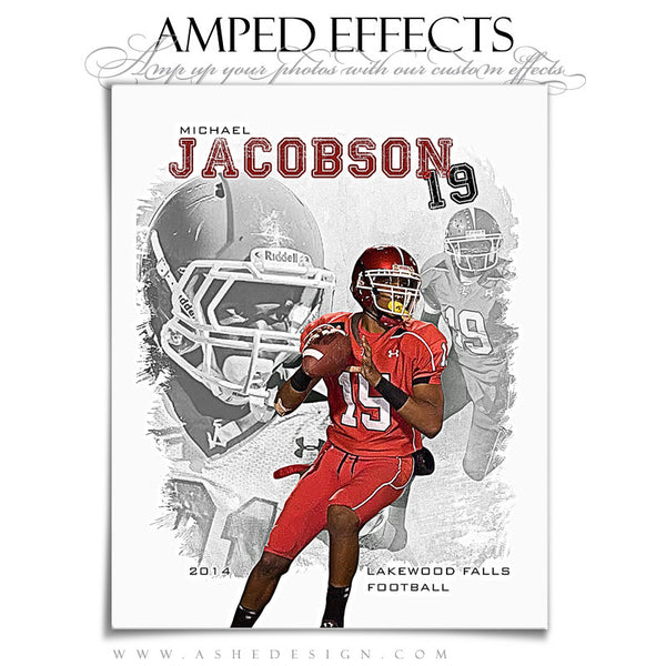 Ashe Design | Amped Effects Sports Templates | Game Day - Football