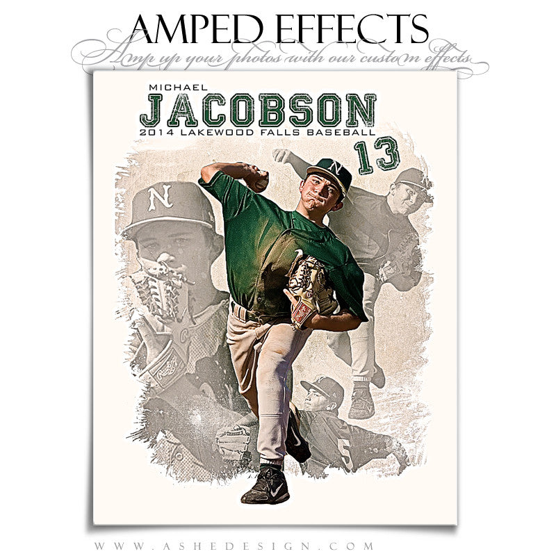 Ashe Design | Amped Effects Sports Templates | Game Day - Baseball