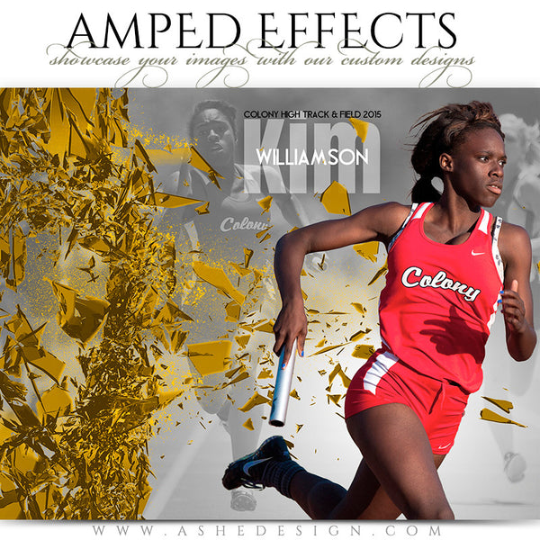 Ashe Design | Amped Effects Sports Templates | Shattered Wall track