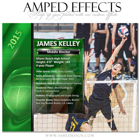 Amped Effects | Sports Segment Volleyball
