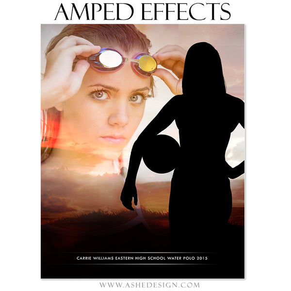 Ashe Design | Amped Effects Templates | Sunset Silhouette sports