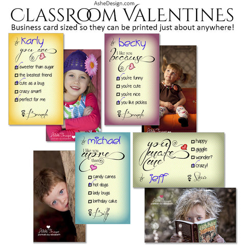 Ashe Design | Classroom Valentines | Checklist