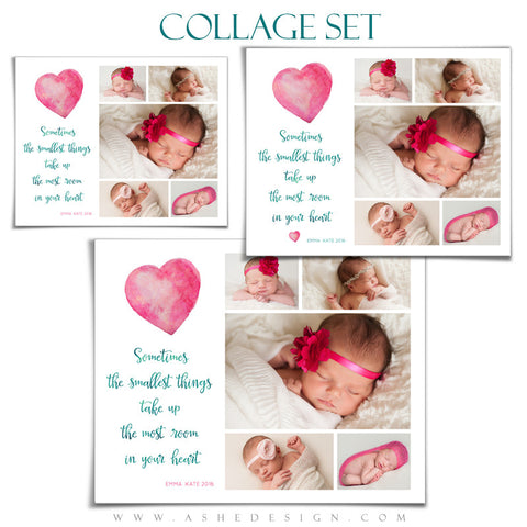 Ashe Design | Photoshop Templates | Collage Set | The Smallest Things