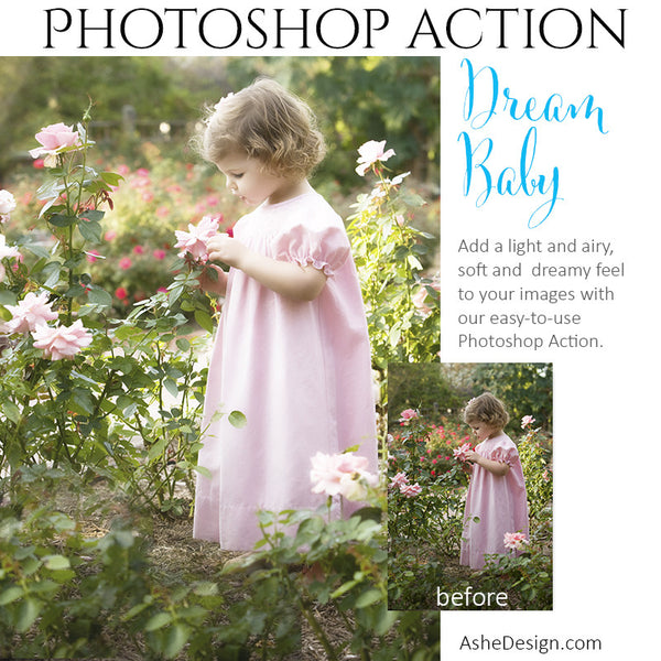 Photoshop Action | Pure Palette - Dream Baby1