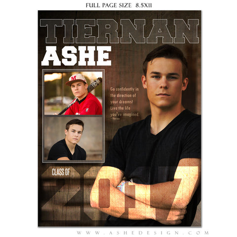 Ashe Design | Yearbook Ad | Full Page | Seniors