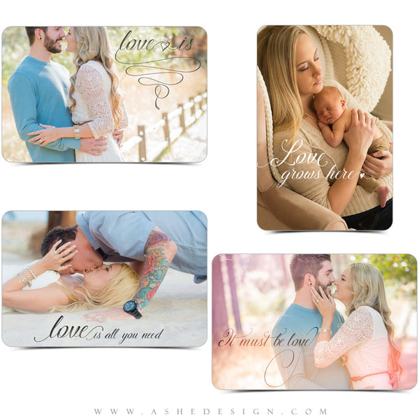 Ashe Design | Word Art Overlays | Love Is1