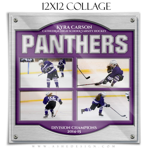 Sports Collage 12x12 | On Display hockey