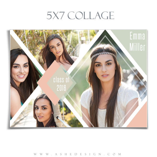 Senior Collage 5x7 | Diamonds