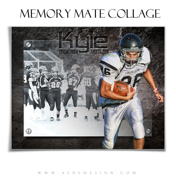 Ashe Design | 8x10 Horizontal Memory Mate | Photoshop Templates