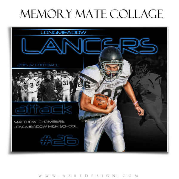 Sports Memory Mates 8x10 | Neon Pedestal hz