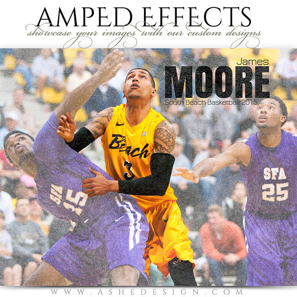 Ashe Design | Sports Basketball Poster | Photoshop Templates