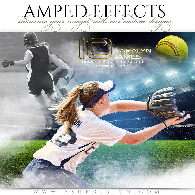 Softball Poster, Photoshop Template, Softball Banner, Digital Background, Senior Banner, Softball Template, Sports Poster, Custom Banner, photoshop services, Softball Backdrop, Softball mom, tball gift, tball poster