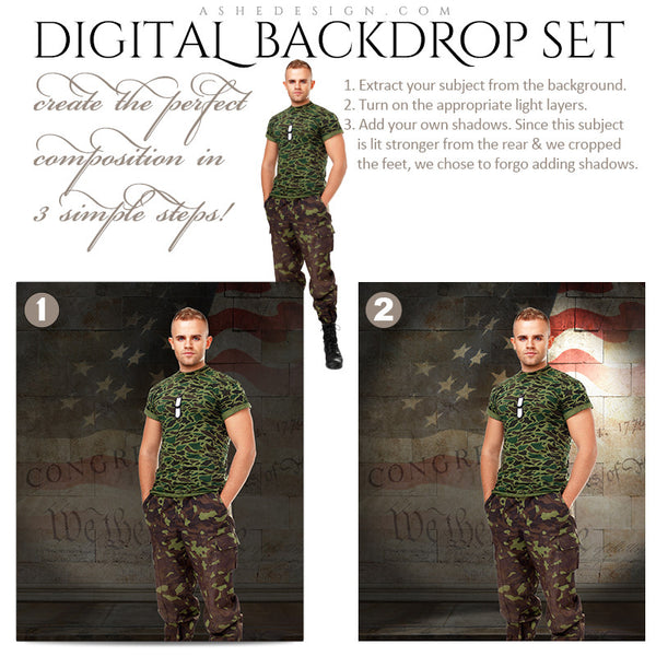 Ashe Design | Digital Backdrops | 16x20 | American Stone examples