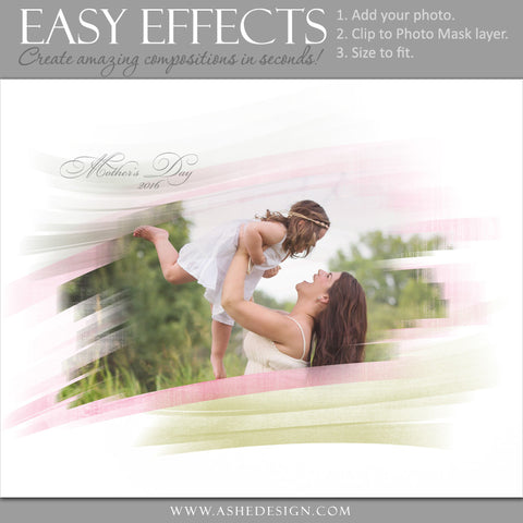 Ashe Design | Easy Effects | Painted Mask Poster | Mom
