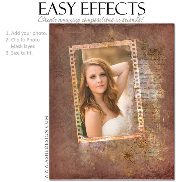 Ashe Design | Photoshop Poster Templates | Easy Effects | Seniors