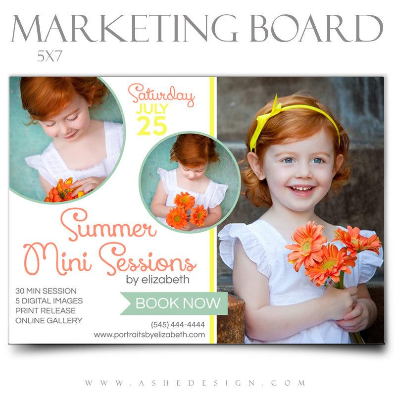Marketing Board 5x7 Flat | Summer Fun
