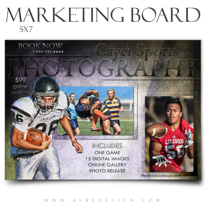 Marketing Board 5x7 Flat | Raise The Bar