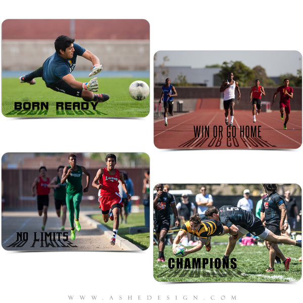 Photoshop Sports Word Art | Shadows examples