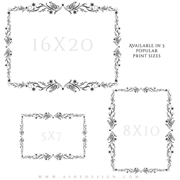 Designer Gems - Boutique Overlays - Snowflake Swirls