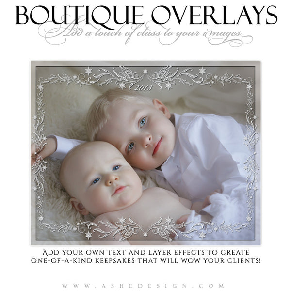 Designer Gems - Boutique Overlays - Snowflake Swirls