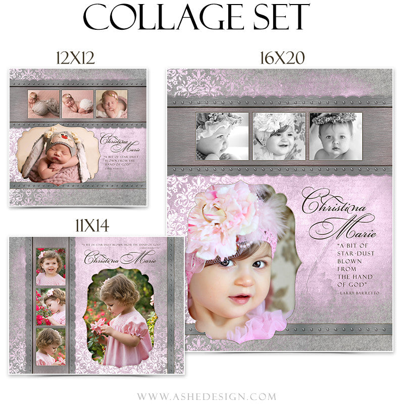 Baby Girl Collage Set | Christina