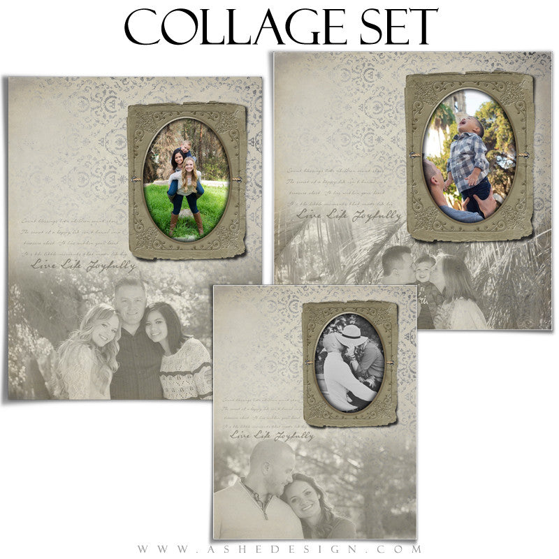 Family Collage Set | Live Life Joyfully