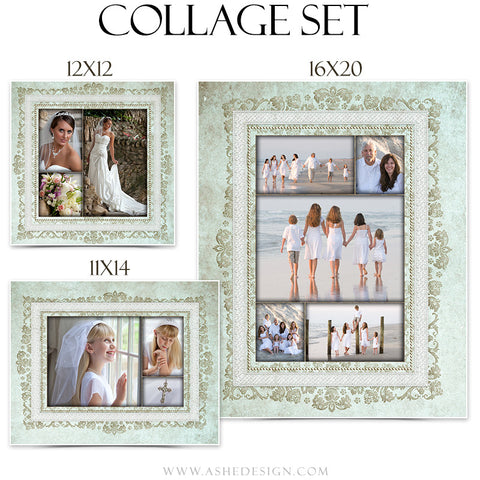 Family Collage Set | Tiffany Damask