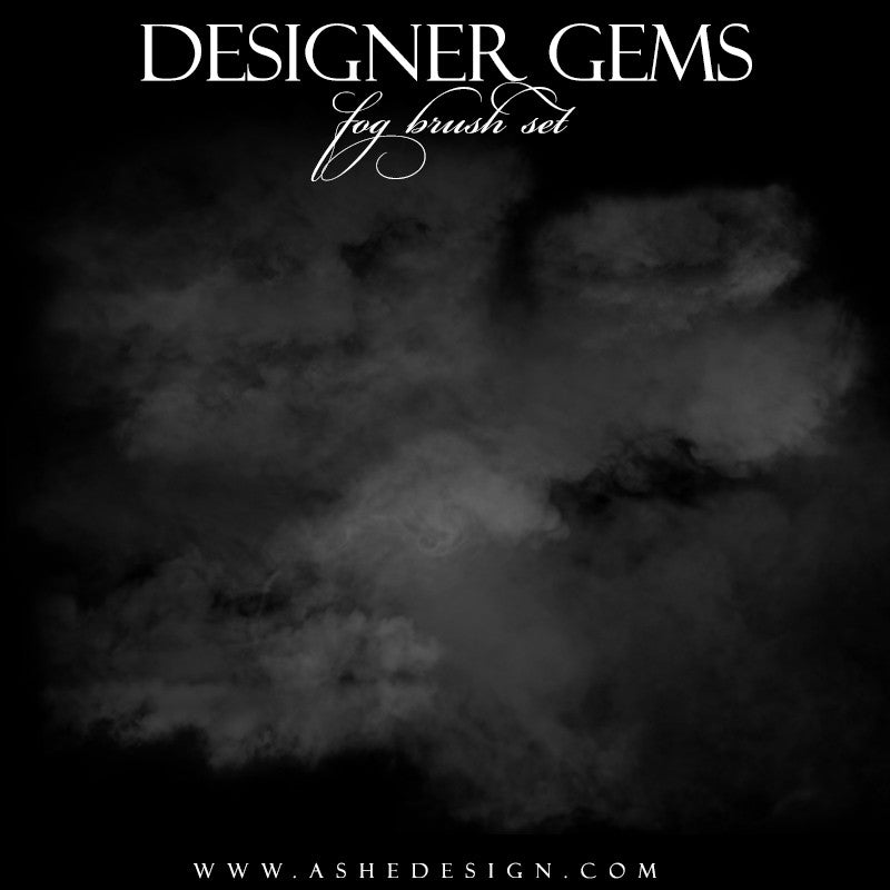 Ashe Design | Photoshop Brush Set | Fog