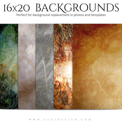 Backgrounds 16x20 | Artistic Grunge set