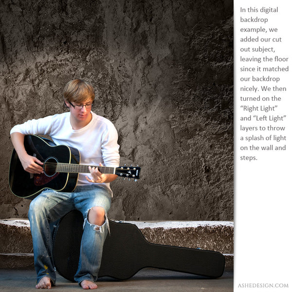 Digital Props 16x20 Backdrops | Brick And Rock ex2