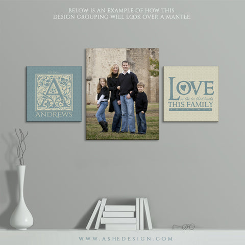 Wall Groupings Photography Templates | Family Ties