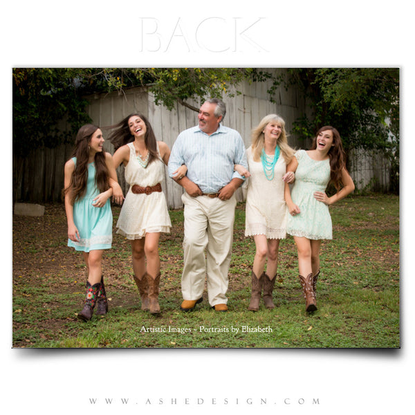 Christmas Card Photography Template - Happy Everything Design