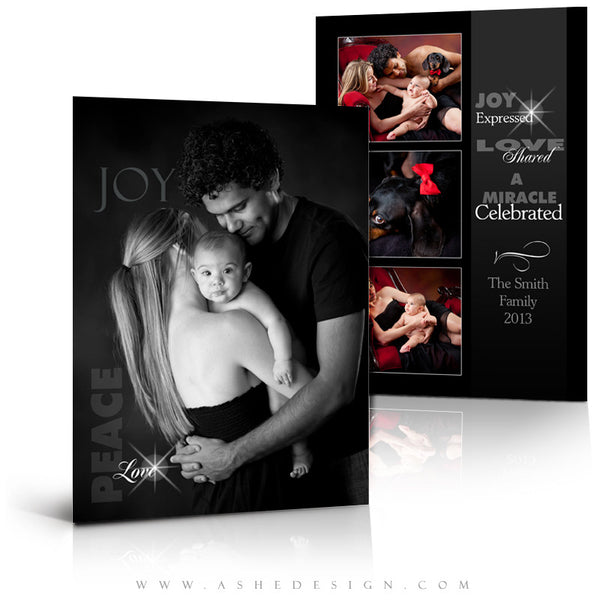 Holiday Card 5x7 Flat | Sculpting Words