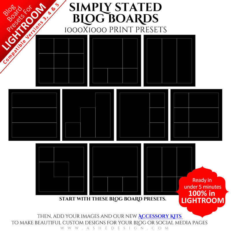 Lightroom Blog Board Collection (1000x1000) - Simply Stated