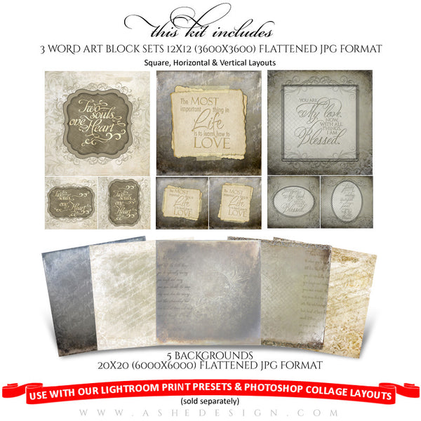 Collage Accessory Kit - Love Is