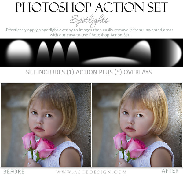 Photoshop Action - Overlays | Spotlights3