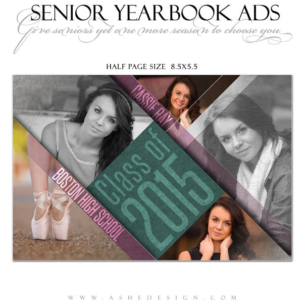 Yearbook Ad half | Angled