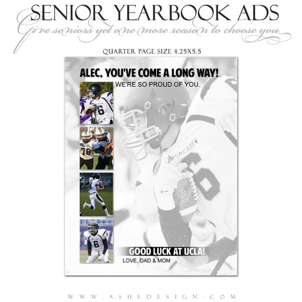 Yearbook Ad qtr pg | Game Day