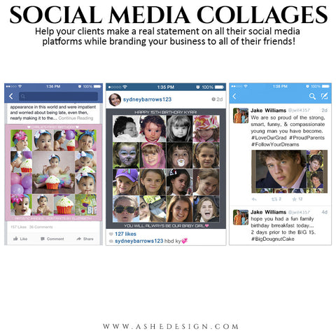 Social Media Collage Set | Simply Squared