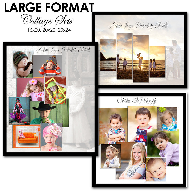 Collage Template Set 3 | Split Panels